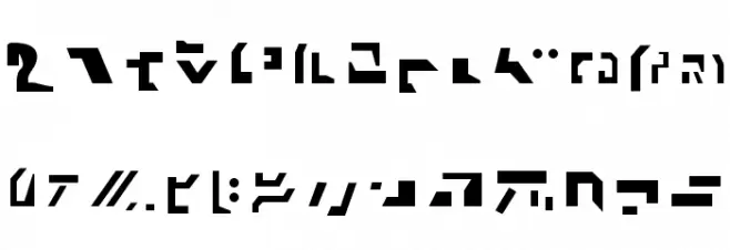 Giedi Ancient Autobot 字体 小写