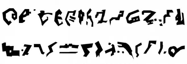 Giedi Decepticon Graffiti خط أحرف كبيرة