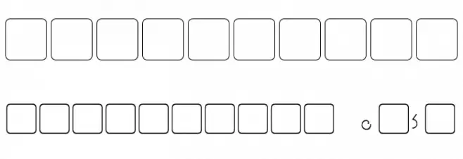 Giedi Golden Disk Font OTHER CHARS