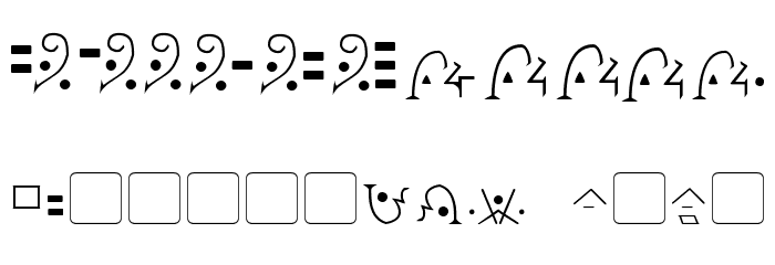 Giedi Predacon Font OTHER CHARS