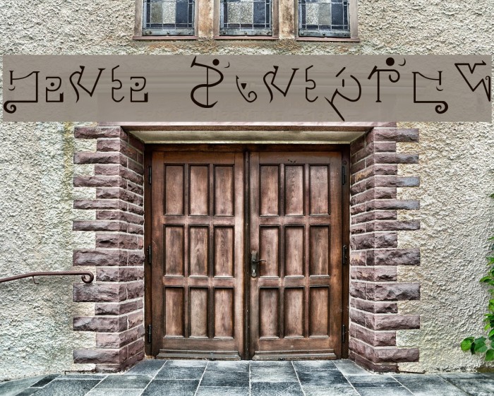 Giedi Predacon Font examples