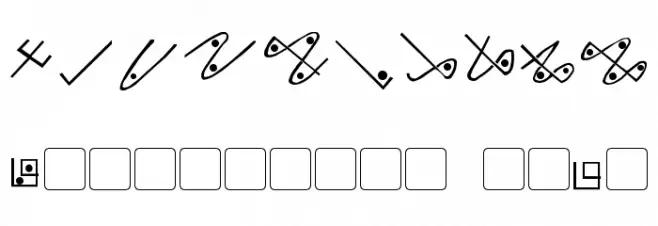 Giedi Zentran Font OTHER CHARS