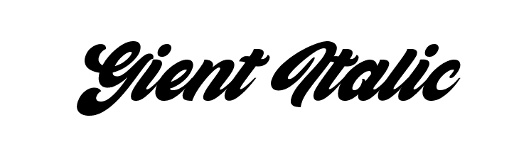 Gient Italic  नि: शुल्क फ़ॉन्ट्स डाउनलोड