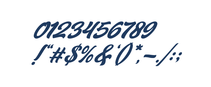 Gient Italic Other Characters