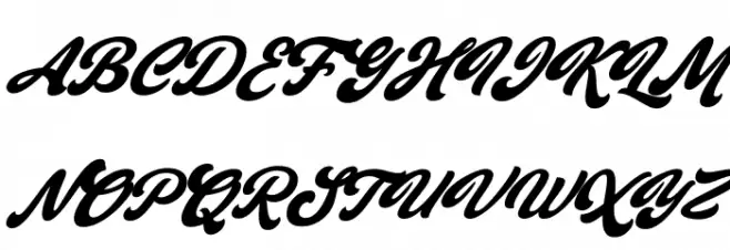 Gient Italic Schriftart Groß