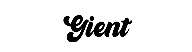 Gient  免费字体下载