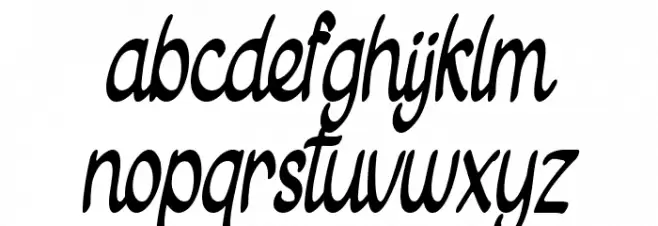 Gietha Script Шрифта строчной