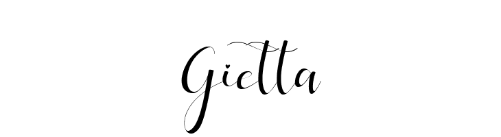 Gietta  Frei Schriftart Herunterladen