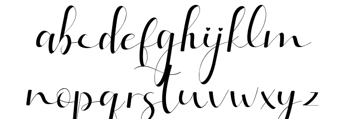 Gietta Font LOWERCASE