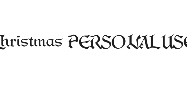 Gift Of Christmas PERSONAL USE Regular Logo