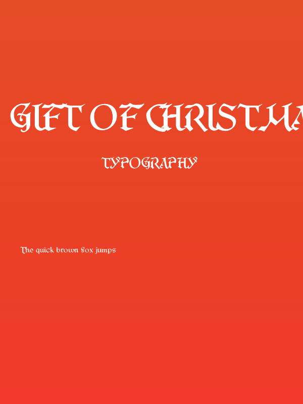 Gift Of Christmas PERSONAL USE Regular Poster