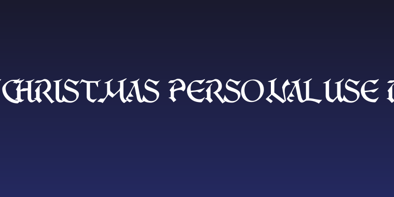 Gift Of Christmas PERSONAL USE Regular Social Header