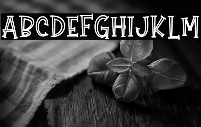 Gift Of Love Hollow Font examples