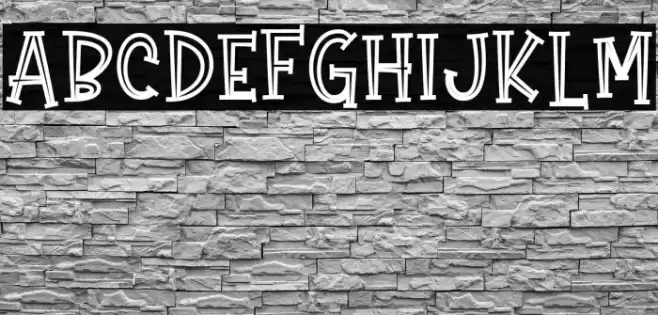 Gift Of Love Hollow Font examples