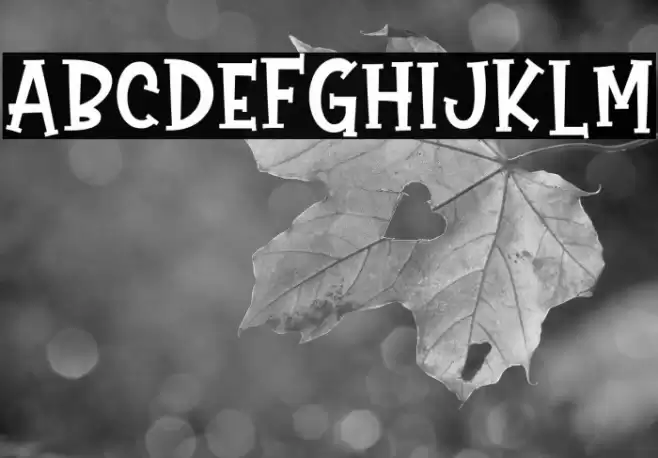 Gift Of Love Font examples