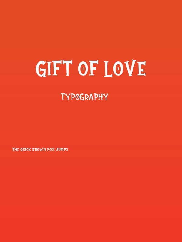 Gift Of Love Poster