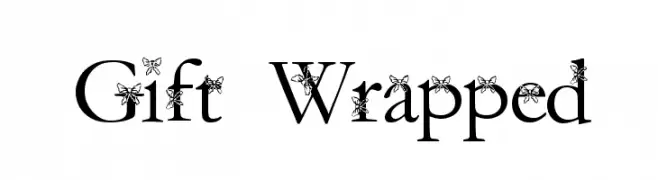 Gift Wrapped  Fuentes Gratis Descargar