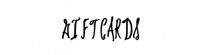 GiftCards  baixar fontes gratis