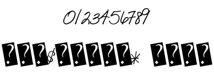 GiftExchange Font OTHER CHARS