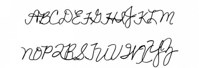 GiftExchange Schriftart Groß