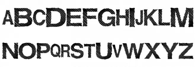 GiftWrap Schriftart Groß