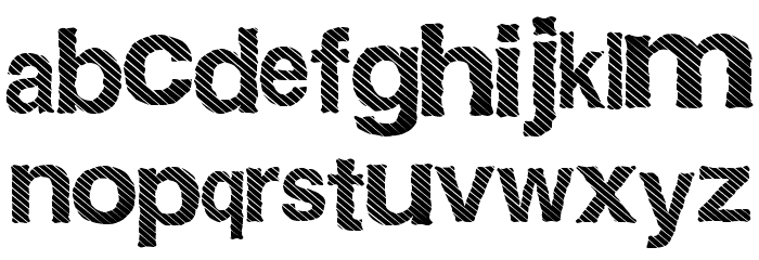 GiftWrap Font LOWERCASE