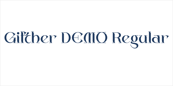 Gifther DEMO Regular Logo