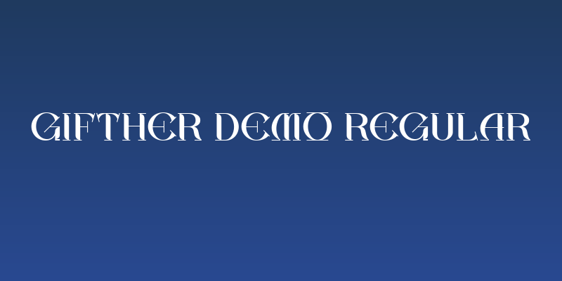 Gifther DEMO Regular Social Header
