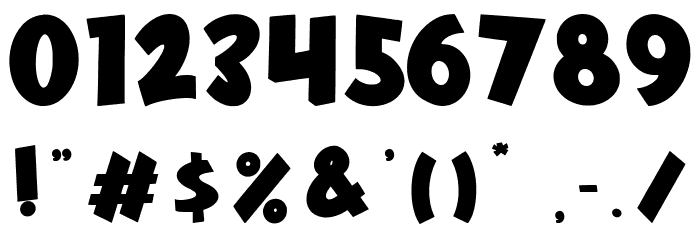 Gifty Glory Font OTHER CHARS
