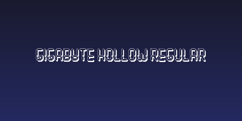 Gigabyte Hollow Regular Social Header