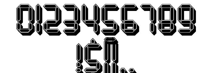Gigabyte Regular Font OTHER CHARS
