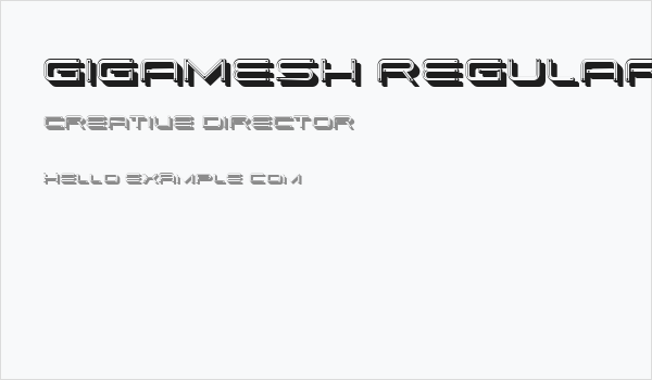 Gigamesh Regular Business Card