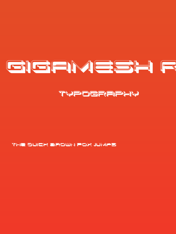 Gigamesh Regular Poster