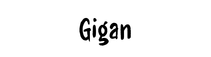 Gigan  Frei Schriftart Herunterladen