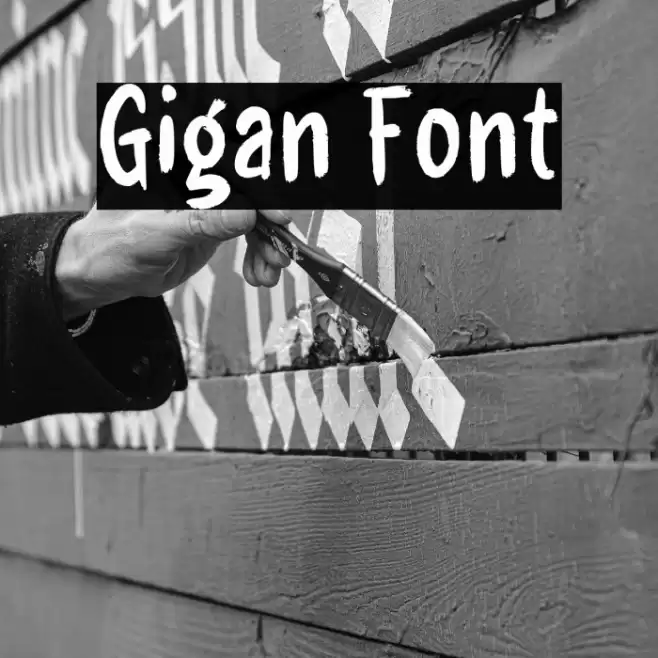 Gigan Font examples