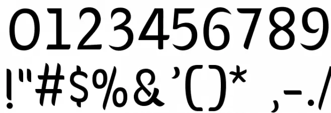 Giger Font OTHER CHARS