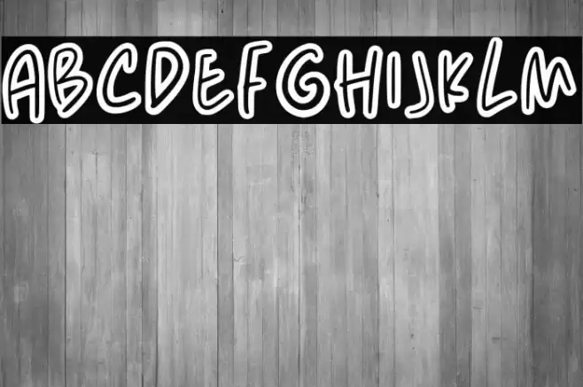 Giggle Gapsy Font examples