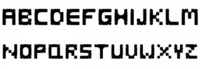 Gigi Capri Regular Font Litere mari