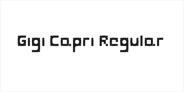 Gigi Capri Regular Logo