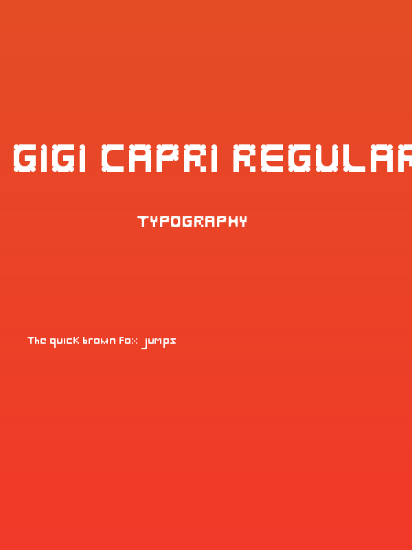 Gigi Capri Regular Poster