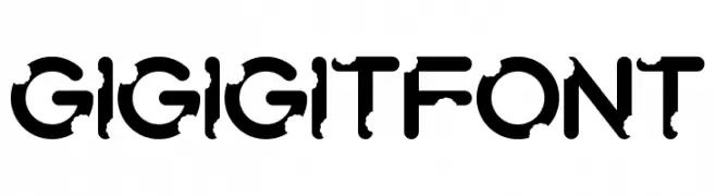 Gigigit Font  Free Fonts Download