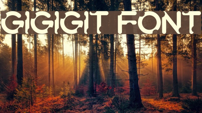 Gigigit Font Font examples