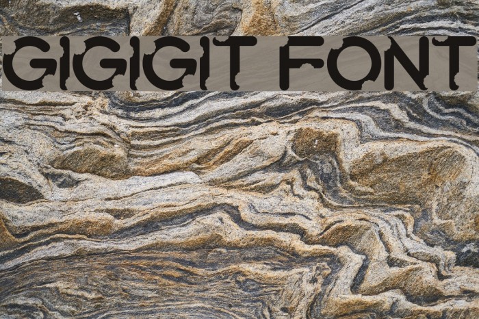 Gigigit Font Font examples