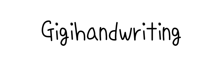 Gigihandwriting  Frei Schriftart Herunterladen