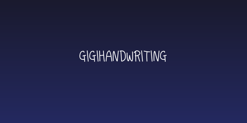 Gigihandwriting Social Header