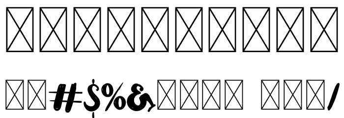 Gigihpu Font OTHER CHARS