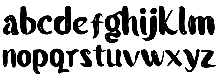Gigihpu Font LOWERCASE