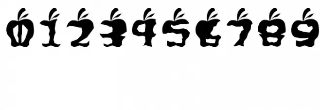 Gigit ApelRegular Font OTHER CHARS