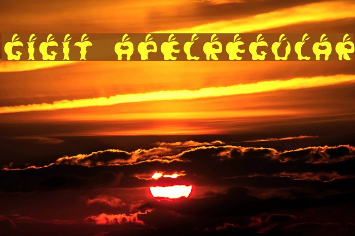 Gigit ApelRegular Example 1