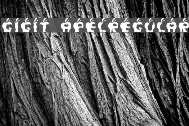 Gigit ApelRegular Font examples